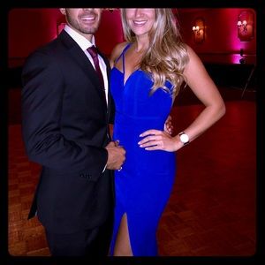 Bariano Cobalt Gown